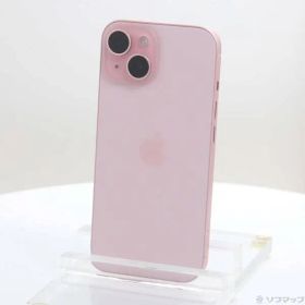 〔中古品〕 iPhone15 128GB ピンク MTMJ3J／A SIMフリー【258】