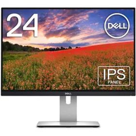 【在庫セール】24インチ 16:10 モニター U2415/広視野角/フレームレス/WUXGA/IPS非光沢/フリッカーフリー/DPmDPHDMIx2/高さ調整/回転(整備済み品) Dell