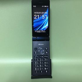 【Simフリー】AQUOS ケータイ SH-02L ブラック【純正ACアダプター付き】