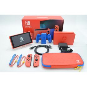 [中古]Nintendo Switch マリオレッド×ブルーセット [Joy-Con オリジナルデザイン] HAD-S-RAAAF