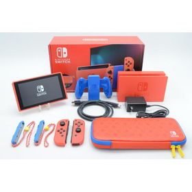 [中古]Nintendo Switch マリオレッド×ブルーセット [Joy-Con オリジナルデザイン] HAD-S-RAAAF