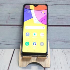 au SCV49 ブラック Galaxy A21 本体 白ロム SIMロック解除済み SIMフリー C593031