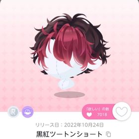 黒紅ツートンショート | ポケコロツイン(ポケツイ)のアカウントデータ、RMTの販売・買取一覧