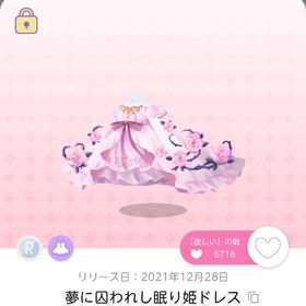 夢に囚われし眠り姫ドレス、ツインスリーピングローズ 双子分 | ポケコロツイン(ポケツイ)のアカウントデータ、RMTの販売・買取一覧