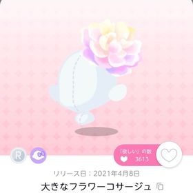 大きなフラワーコサージュ | ポケコロツイン(ポケツイ)のアカウントデータ、RMTの販売・買取一覧