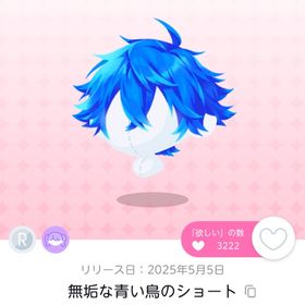 無垢な青い鳥のショート 双子分 | ポケコロツイン(ポケツイ)のアイテム、RMTの販売・買取一覧