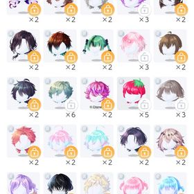 R髪バラ売り(他ページおまとめ可) | ポケコロツイン(ポケツイ)のアイテム、RMTの販売・買取一覧