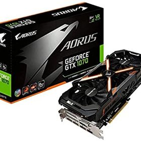 【中古】 Gigabyte AORUS GeForce GTX 1070 8GB グラフィックカード (GV-N1070AORUS-8GD REV2.0)