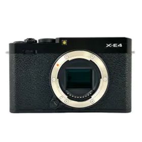 富士フイルム FUJIFILM X-E4 ボディ ブラック デジタル ミラーレス 一眼カメラ 【中古】