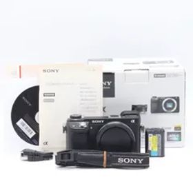 372ショット！嬉しい本箱・説明書(焼け有)付き！■ほぼ新品■ SONY α NEX-6ボディ ブラック
