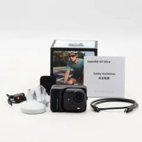 Insta360 GO Ultra スタンダードバンドル CINSABEA-GOUltra02 ミッドナイトブラック – 超小型4Kアクションカメラ / 手ブレ補正 / 防水 / Vlog・旅行・アウトドア・スポーツ撮影に最適【中古】