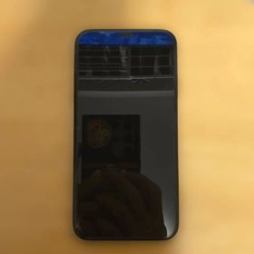 iPhone XR 128G ブラック SIMフリー 画面&背面割れあり