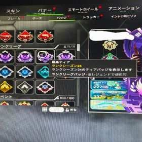 引退垢。値下げ可能。| APEX Legendsのアカウントデータ、RMTの販売・買取一覧