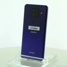 〔中古品〕 AQUOS sense4 plus 128GB パープル SH-M16 SIMフリー【344】