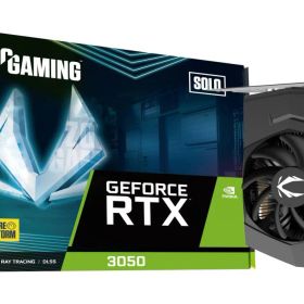 ZOTAC Gaming GeForce RTX 3050 6GB GDDR6 Solo 96-bit 14Gbps PCIE 4.0 スーパーコンパクトゲーミンググラフィックスカード、ZT-A30510G-10L。