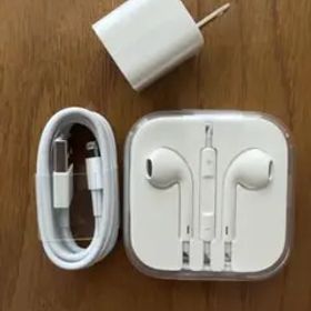 【純正・未使用】Apple EarPods -USB充電器-ライトニングケーブル