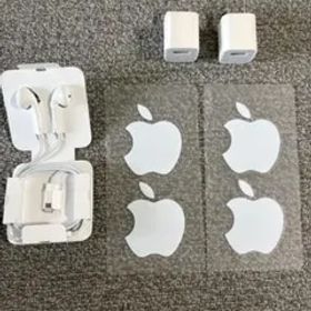 Apple 純正EarPods、イヤフォン、ロゴステッカー、Lightning