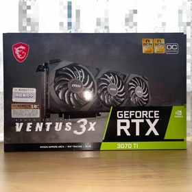 エムエスアイ(msi)のMSI グラフィックボード GEFORCE RTX 3070 TI VENTUS(PCパーツ)