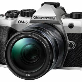 【当店オリジナル3年延長保証付】OM SYSTEM OM-5 Mark II 14-150 II レンズキット シルバー
