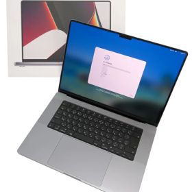 【Apple】アップル『MacBook Pro / 16inch / M1 Pro 10コア/16コア / 16GB / 512GB / スペースグレイ』MK183J/A 2021 ノートパソコン 1週間保証【中古】