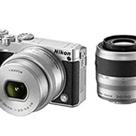 【中古】 Nikon ニコン ミラーレス一眼 Nikon ニコン 1 J5 ダブルズームキット シルバー J5WZSL
