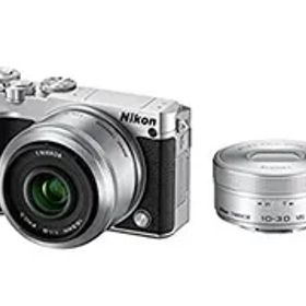 【中古】 Nikon ニコン ミラーレス一眼 Nikon ニコン 1 J5 ダブルレンズキット シルバー J5WLKSL
