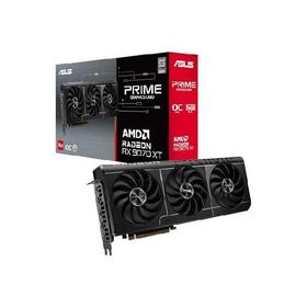 ASUS Prime Radeon(TM) RX 9070 XT OCエディショングラフィックスカード (PCIe 5.0、HDMI/DP 2.1、2.5スロットデザイン、axialtechファン、デュアルボ_並行輸入