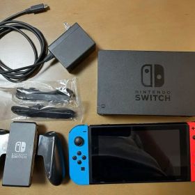 【純正プロコントローラーセット】Nintendo Switch 本体 青/赤