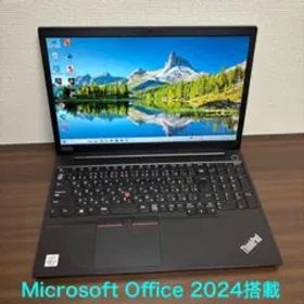 高速SSD！起動時間約10秒！ThinkPad高性能15.6型ノート