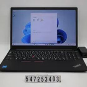 Lenovo ThinkPad E15 Gen2 Core i5 1135G7 2.4GHz/8GB/256GB(SSD)/15.6W/FHD(1920x1080)/Win11 【547253403】