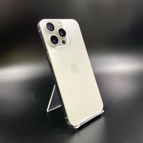 アップル(Apple)の【全額返金保証】【最速発送】Apple iPhone iPhone 15 Pro Max 256GB ホワイト Softbank SIMフリー 動作確認済(スマートフォン本体)