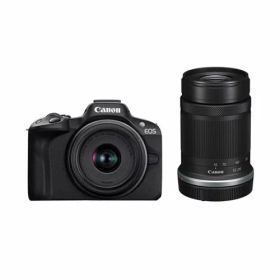 Canon EOS R50 EOS R50 Wズームキット BK 【訳あり：倉庫移動中に外箱傷あり】