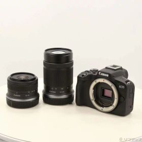 【中古】Canon(キヤノン) EOS R50 ダブルズームキット ブラック 【258-ud】