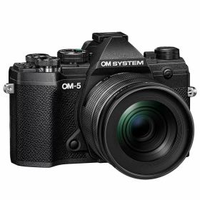 OM SYSTEM デジタル一眼カメラ OM-5 12-45mm F4.0 PRO レンズキット デジタルカメラ OLYMPUS OM-5-1245-LKIT-B ブラック OMデジタルソリューションズ オリンパス デジタル一眼 ミラーレス一眼カメラ【送料無料】【KK9N0D18P】