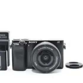 ★美品★ソニー SONY α6000パワーズームレンズキット ILCE-6000L 《ショット数：2,613回》★ LL0#5830