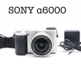 ■完動品 SONY α6000 シルバー ミラーレス一眼 ショット数1181