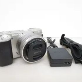 【送料無料】★美品★SONY α6000 ILCE-6000L パワーズームレンズキット シルバー ［554-331-20000_0729］