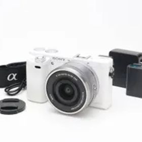 B (並品) SONY ソニー α6000 ホワイト E PZ 16-50mm F3.5-5.6 OSS レンズキット シャッター数 2,110枚 海外仕様 初期不良返品対応 110-162
