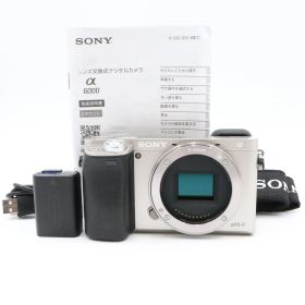 【ほぼ新品】 SONY ソニー ILCE-6000 Silver ショット数4,143 枚!