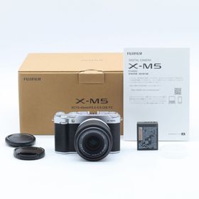 フジフイルム(富士フイルム)のFUJIFILM X-M5 レンズキット XF15-45mm シルバー(ミラーレス一眼)