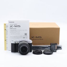フジフイルム(富士フイルム)のFUJIFILM X-M5 レンズキット XF15-45mm シルバー(ミラーレス一眼)