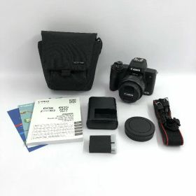【中古】 Canon EOSKISSM2BK-1545ISSTML 【ミラーレス一眼カメラ EOS Kiss M2 EF-M15-45 IS STM レンズキット】【製造番号 : 041051003878 923208026287】《家電・山城店》A3258
