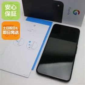 超美品 SIMフリー Google Pixel 4a ブラック スマホ 白ロム 土日祝発送OK 05000