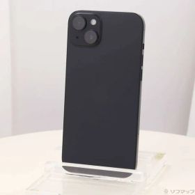 〔中古品〕 iPhone15 Plus 128GB ブラック MU083J／A SIMフリー【377】