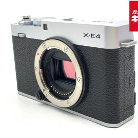 【中古】 【美品】 フジフイルム X-E4 ボディ シルバー 【ミラーレス一眼】 【6ヶ月保証】