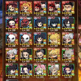 2845石 鬼滅の刃コラボコンプ | ポコダン(ポコロンダンジョンズ)のアカウントデータ、RMTの販売・買取一覧