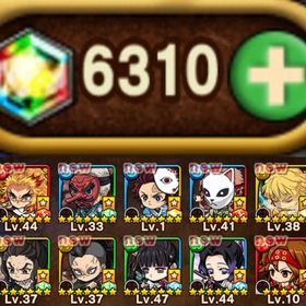 ✨鬼滅の刃 煉獄,善逸,玄弥,しのぶ,錆兎所持✨虹結晶6300↑所持 即購入✅ | ポコダン(ポコロンダンジョンズ)のアカウントデータ、RMTの販売・買取一覧