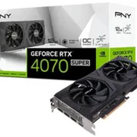 【新品・5営業日で発送】VCG4070S12DFXPB1O PNY GeFORCE RTX 4070 Super 12GB VERTO OC DUAL FAN VCG4070S12DFXPB1-O GeForce RTXシリーズ ／12GB
