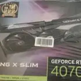 MSI GeForce RTX 4070 グラフィックスカード ブラック