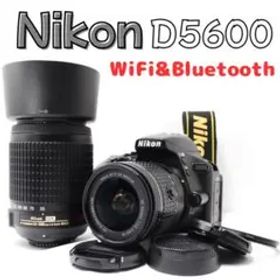 極美品】WiFi搭載 スマホ転送◎ Nikon D5600 ダブルレンズ 初心者